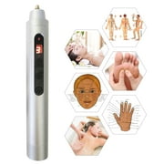 Global Care Market Electric Meridian Acupuncture Pen - Metal Massage Pen with Multiple Tips
