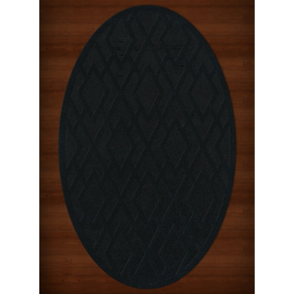 Dalyn Dover Area Rug DV1 Dv1 Black Diamond Lines 12' x 15' Oval