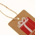 thumbnail image 3 of simhoa 100Pcs Christmas Tags Kraft Paper Tags Craft Tree Hanging Tags with for DIY Gifts, 3 of 8