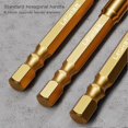 thumbnail image 3 of 4pcs Granites Tile Drill Bit Set Multifunctional Glass/Brick/Cement/Tile Drill Bits for Marble Glass Drilling, 3 of 5