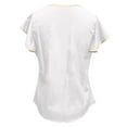 thumbnail image 5 of Babysbule Womens Summer Tops Women Summer Fashion Solid O-Neck Short Sleeve Casual Hollow Out T-Shirt Top, 5 of 6