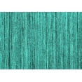thumbnail image 1 of Ahgly Company Machine Washable Indoor Rectangle Abstract Turquoise Blue Contemporary Area Rugs, 2' x 3', 1 of 4