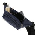 thumbnail image 5 of Unique Bargains 1 Pc Breathable Running Belt Multi-layer Fanny Pack for Sports to Carry Phone Keys Dark Blue, 5 of 6