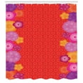 thumbnail image 3 of Ambesonne Valentine's Day Shower Curtain, Auspicious Flower, 69"Wx70"L, Multicolor, 3 of 3