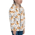 thumbnail image 5 of Sikiie Cute Dog Zip Up Hoodie Teenage, hoodies for Teenage, Zipper Sweatshirt Jacket for Daily, Traveling-Medium, 5 of 6