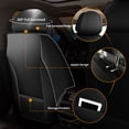 thumbnail image 3 of Car Seat Cover Fit for Subaru Legacy 2023-2025,Premium Leather Luxury Seat Protector,Comfort Anti-Slip Full Coverage Automotive Accessories Black,Front Set( 2 Seats), 3 of 9