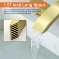 thumbnail image 6 of Sink faucet, bathroom faucet with 360 degree rotation Brushed Gold, 6 of 11