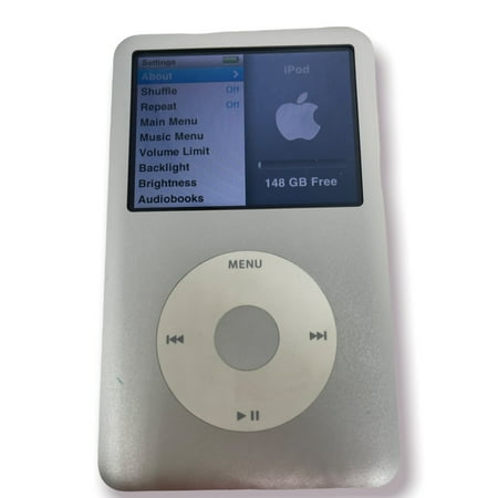 Apple iPod 7th Gen iPod Classic 120GB Silver | MP3 Audio Video Player | Used Like New