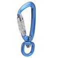 thumbnail image 3 of Key Carabiner Clip Auto Locking 360 Rotational Hook Accessory for Dog Leash Hammocks Backpacks, 3 of 7