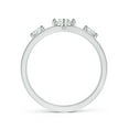 thumbnail image 2 of ANGARA Lab Grown Scattered Diamond Princess Tiara Ring for Women in 925 Sterling Silver (Size-4mm| Color-F-G| Clarity-VS) | Anniversary, Jewelry Gift for Women | Lab-Grown Diamond Ring, 2 of 4