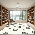 thumbnail image 2 of ODIKA 2'x3' Machine Washable Non-Slip Area Rug, Graphic White High Traffic Rug, White, 1056040, 2 of 5