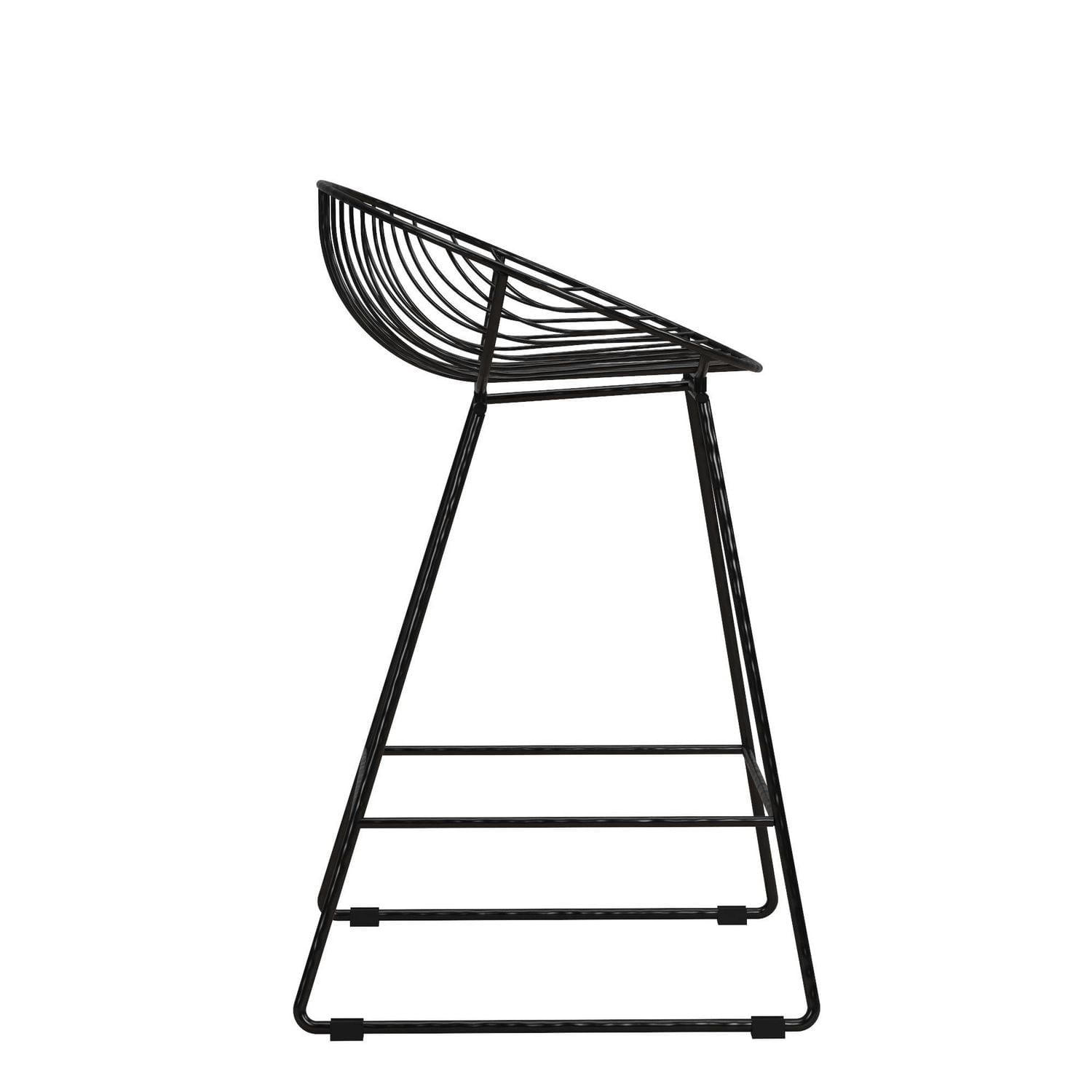 CosmoLiving Ellis Wire Counter Height Bar Stool