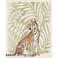thumbnail image 2 of Penner, Janelle 15x18 Black Ornate Wood Framed with Double Matting Museum Art Print Titled - Jungle Cats II, 2 of 4