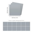thumbnail image 4 of Walplus Peel and Stick Backsplash Colour Block Grey Wall Tile Decals 24 Pcs 6" x 6", 4 of 7