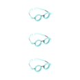 thumbnail image 1 of maskred Adult Optical Trial Lens Frame Eyeglasses Optometry Optician Tool Optic Blue 62mm 3Set, 1 of 6
