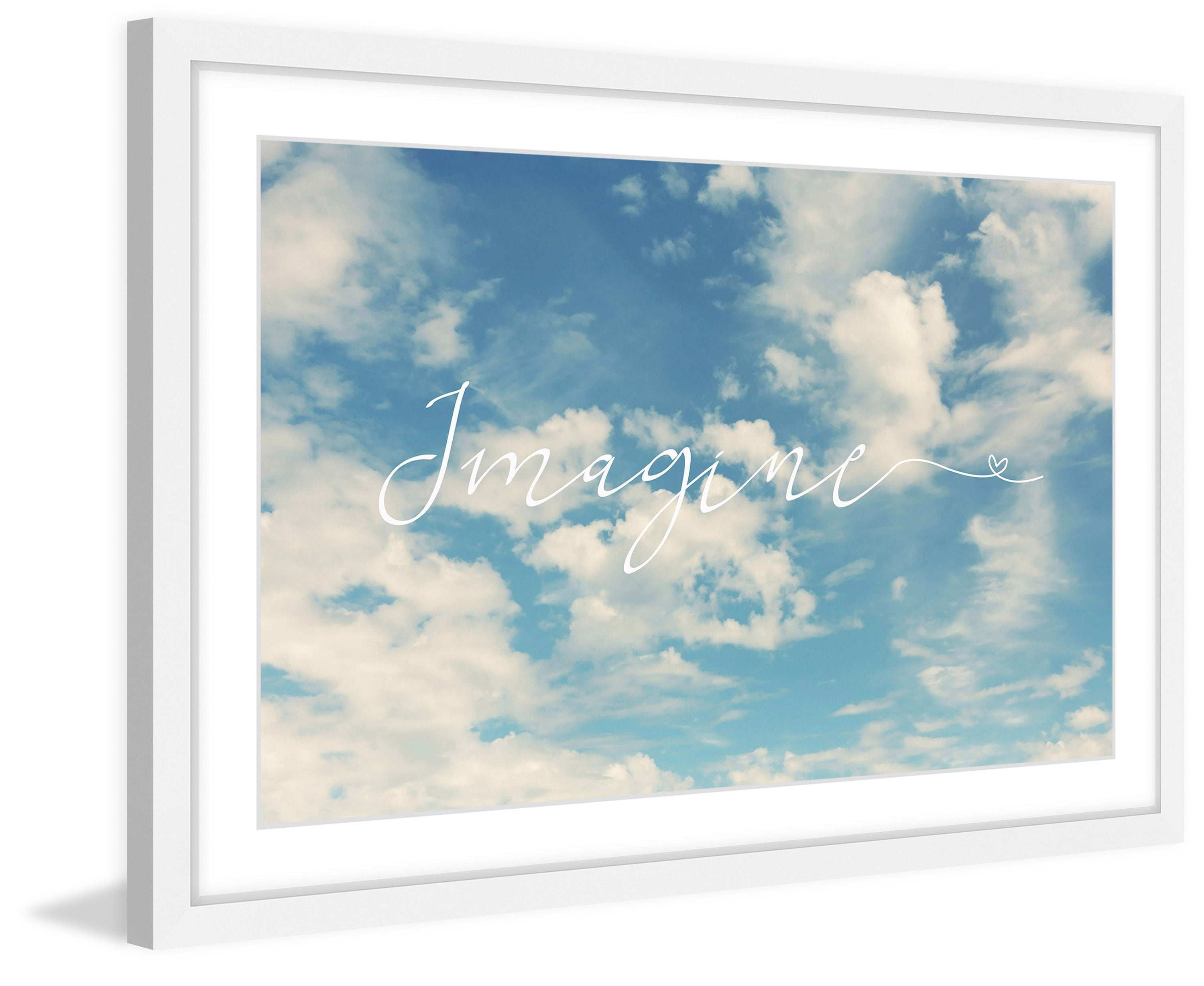 "Imagine" Framed Painting Print