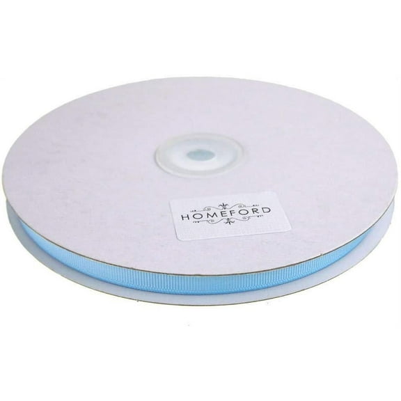 Solid Grosgrain Ribbon, 3/8-Inch, 50 Yards, Light Blue