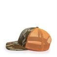 thumbnail image 5 of Outdoor Cap OC771C Structured Camo Trucker With Solid Mesh Back Hat - MSY OK ORG, 5 of 8