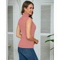 thumbnail image 2 of Women Sweater Vest Tank Stretchy Tops Pink XL, 2 of 7