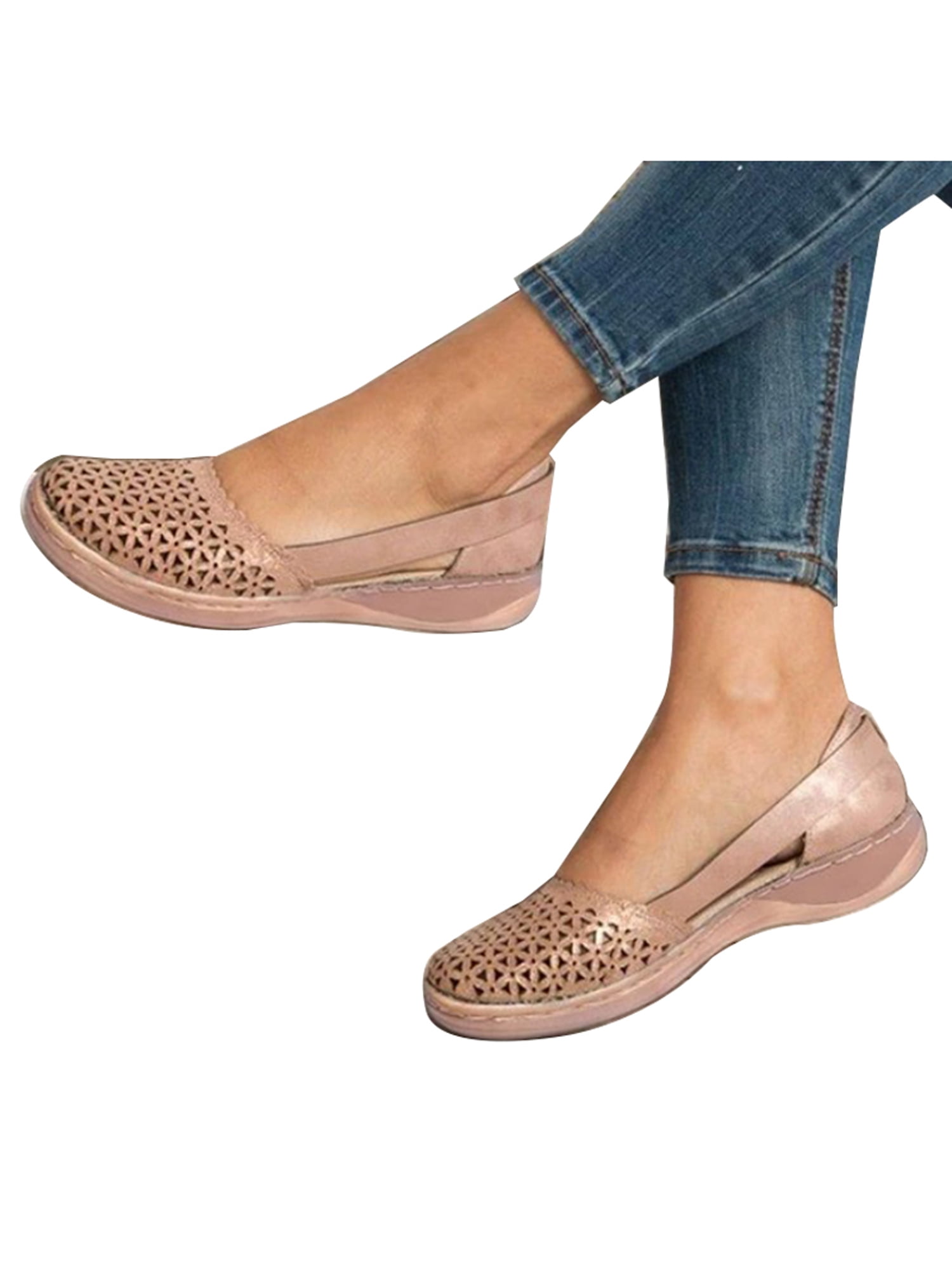 Wodstyle Women�s Vintage Summer Flat Slip On Comfort