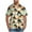#214-Yellow, variant on Donemore Men's Tropical Hawaiian Print Short Sleeve Button-Down Shirt Casual Vacation Resort Style Breathable Cotton Shirt with Loose Fit Trendy Men's Apparel