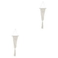thumbnail image 2 of Thinsony Lightweight And Portable Macrame Planter Wall Hanging Basket Versatile Solution white 22-3 2Set, 2 of 6