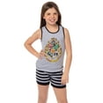 thumbnail image 7 of Harry Potter Girls' Hogwarts House Crest Sleep Pajama Set Tank Top Shorts, 7 of 7