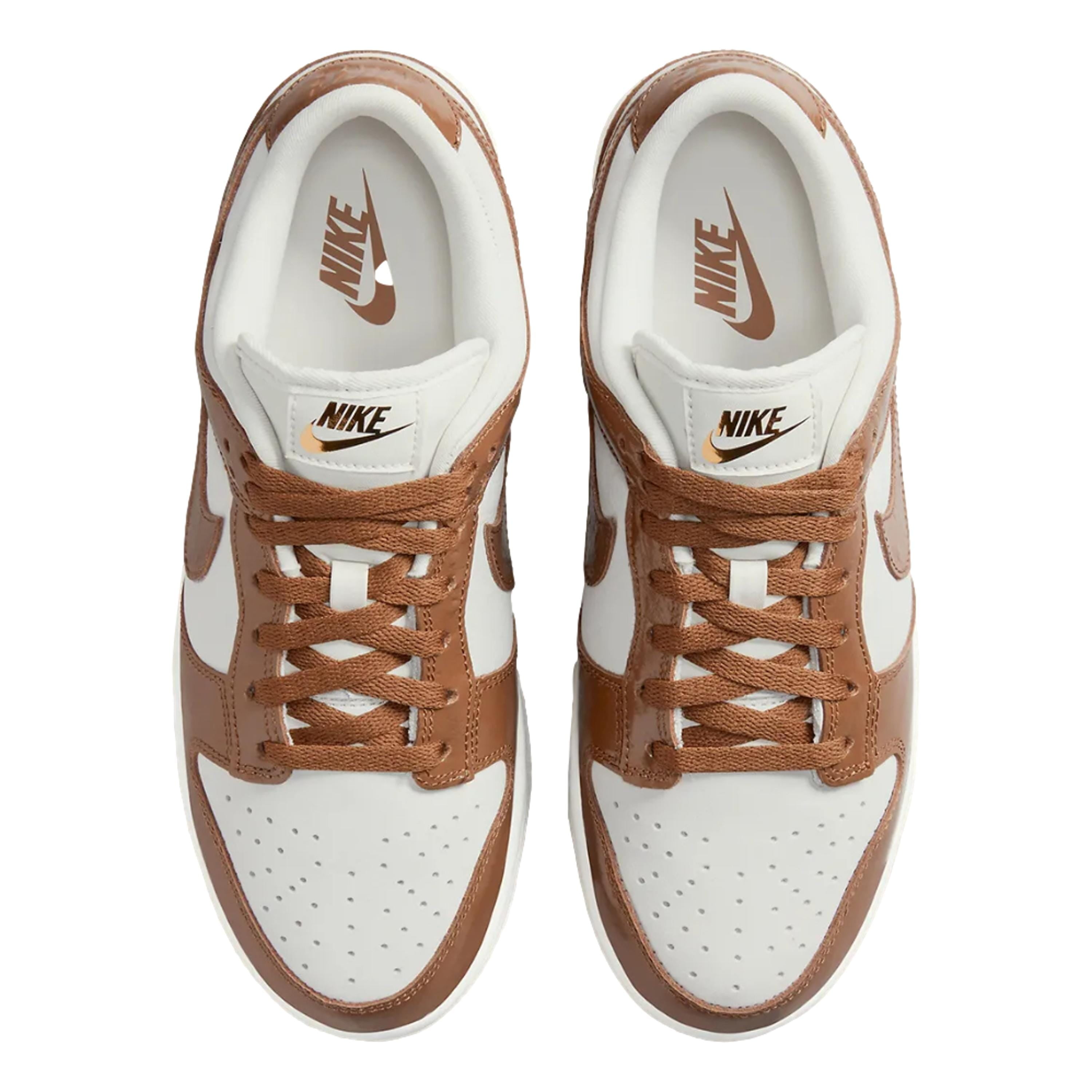 Women's Nike Dunk Low LX "Brown Ostrich" Phantm/Ale Brwn-Sl (FJ2260 001) - 6