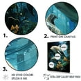 thumbnail image 3 of Designart "Eco Guardians Of The Dolphins II" Animals Dolphin Floater Framed Wall Art Prints, 3 of 5