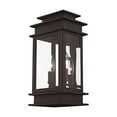 thumbnail image 3 of Livex Lighting - Princeton - 2 Light Outdoor Wall Lantern in Traditional Style -, 3 of 9