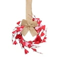 thumbnail image 2 of Door Wreath, 11 Inch Wreaths for Front Door, Doors Windows Indoors Outside Hanging Decor, Valentines Day Door Wreath, Front Door Decor, 2 of 9