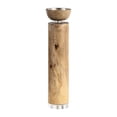 thumbnail image 6 of Elegant Tall Cylinder Candle Holder for Home Decor - Decorative Pillar Candlestick Holder for Dining Room, Mantel Display, or Entryway Decor - Modern Centerpiece for Tables or Shelf - 14", Brown, 6 of 10