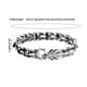 thumbnail image 2 of Maojin Toy Story Juguetes European And American Retro Faucet Multi Color Hand Decorated Dragon And Lin Pattern Punk Hiphop Men's Bracelet, 2 of 4
