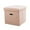 Pink, variant on Qiweii 12 Inch Folding Ottoman With Handle Cube Design 2-In-1 Storage And Seating Function Perfect For Living Room Bedroom Dormitory Home Office Space-Saving Durable Material