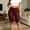 Wine, variant on Wovilon Women's Plus Size High Waist Biker Shorts with Side Slit and Button Detail, Slim Fit Solid Color Yoga Pants for Summer Gym Workout