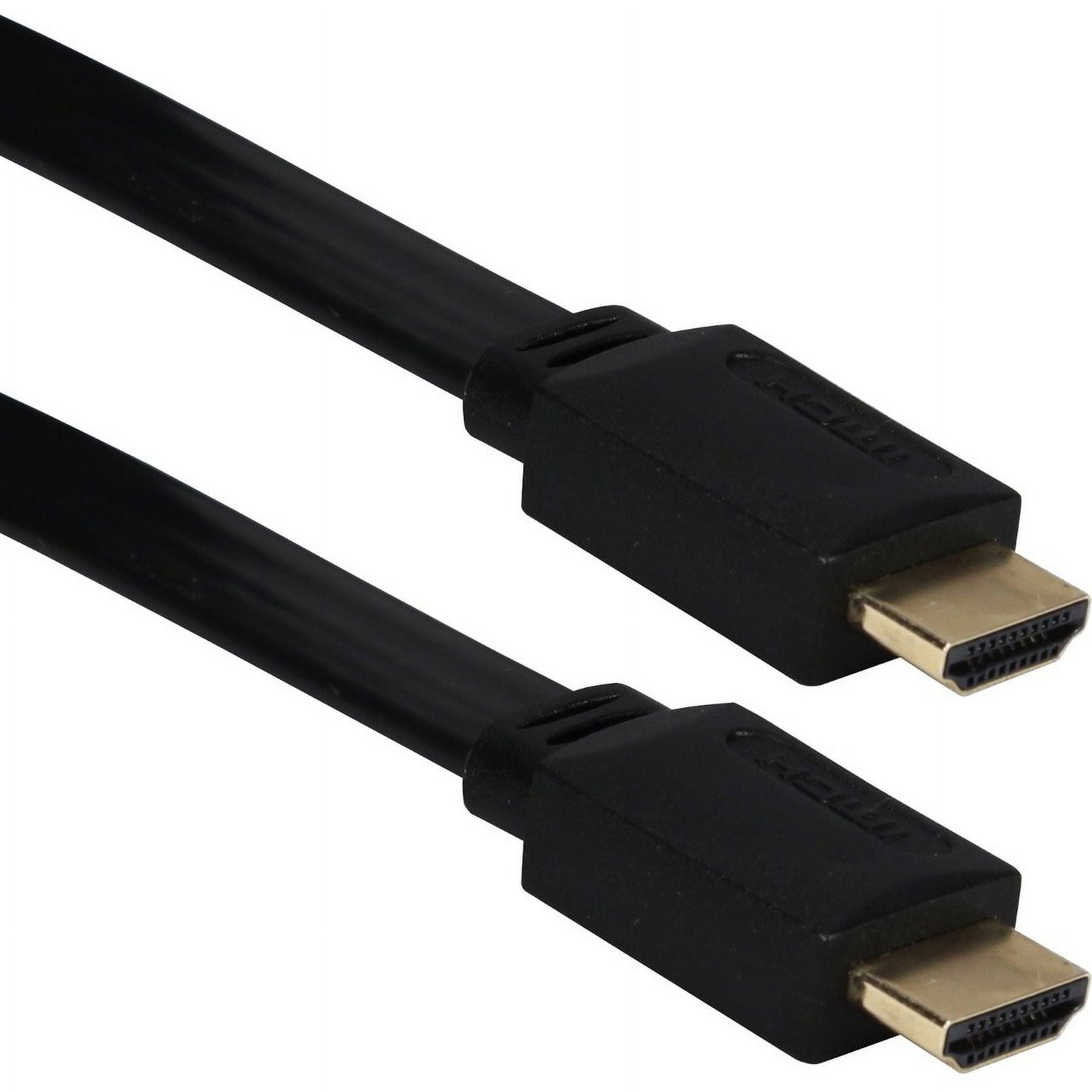 QVS 10-Meter HDMI 4K Flat CL3 In-Wall-Rated Blu-ray HDTV Cable