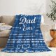 thumbnail image 5 of LHSHID Dad Birthday Gifts Father's Day Dad Gifts Dad Gifts from Daughter Best Dad Gifts Ideas Gifts for Dad Who Wants Nothing Blanket Gifts for Fathers' Day Thanksgiving Day Christmas 60"x80", 5 of 7