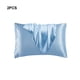 thumbnail image 3 of Funda de almohada de satén Elegante y ecológica Inteprter 2 piezas cielo azul, 3 of 6
