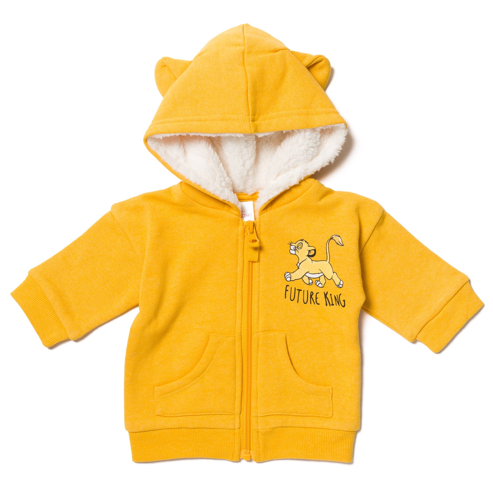 Disney Lion King Simba Infant Baby Boys or Girls Fleece Zip Up Hoodie