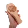 thumbnail image 2 of Molde de madera para bollos al vapor, dumplings y pasteles Molde de prensa con forma de flor para dulces tradicionales chinos, galletas, postres y utensilios de cocina, 2 of 8