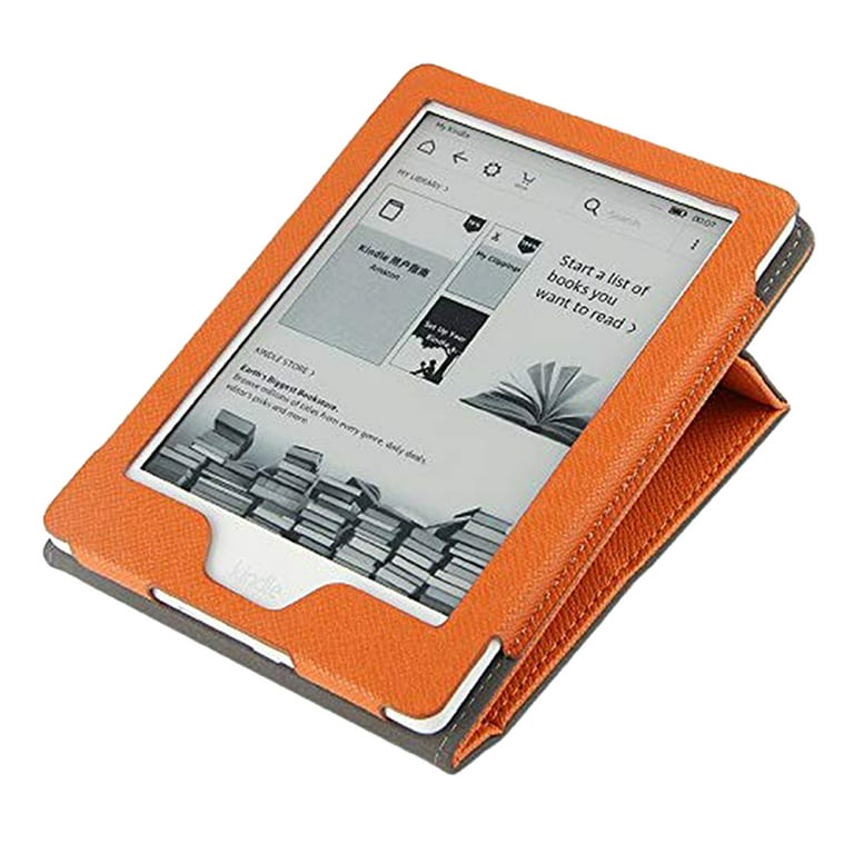 Fortune Case for Kindle E-Reader (8th Generation 2016) with Foldable and  Stand Able Front Cover, Magnetic Secured Closure,Wake/Sleep for   Kindle (6 Display, 8th Gen 2016 Release)-Orange 