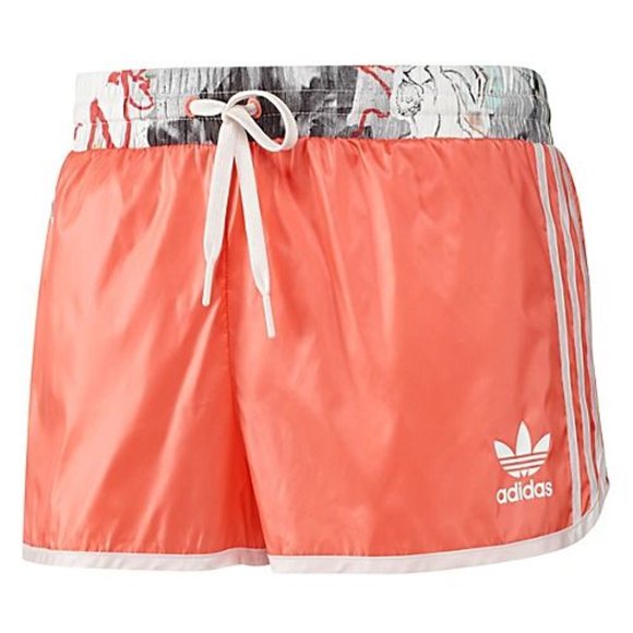 ADIDAS x TOPSHOP M32322 Runner SHORTS Intora Orange / White ( S )