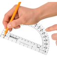 thumbnail image 4 of Westcott 6-Inch 180 Degree Protractor, Clear, 4 of 5