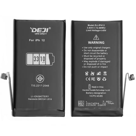 DEJI For iPhone 12 Battery 3310mAh Replacement Battery With tools