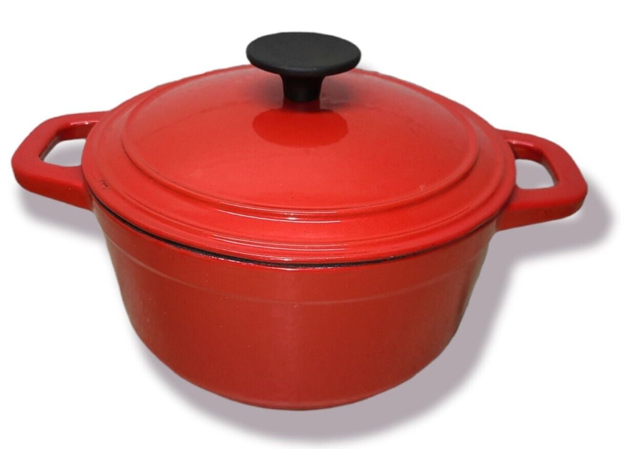 Martha Stewart Collection Cast Iron Dutch Oven/Pot Enameled Interior