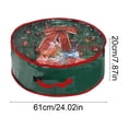 thumbnail image 2 of Fwttom Wreath Storage Container, Christmas Storage Bag With Carry Handles & Card Slot, Waterproof Christmas Storage Containers for Wreath & Xmas Decor, 2 of 6