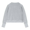 thumbnail image 4 of Turilly Middle Big Girls Half Zip Crewneck Sweatshirt Long Sleeve Pullover Tops Crop Tops Kids Fleece Sweat Shirts for 5-14 Years, 4 of 6