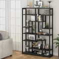 thumbnail image 4 of Bookshelf Black,Storage Rack Bookcase for Living Room Black, 4 of 5