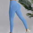 thumbnail image 2 of Kvture Women Seamless Impact Leggings Scrunch Workout Leggings Medium Waist Tummy Control Butt Lifting Gym Yoga Pants Blue S, 2 of 8
