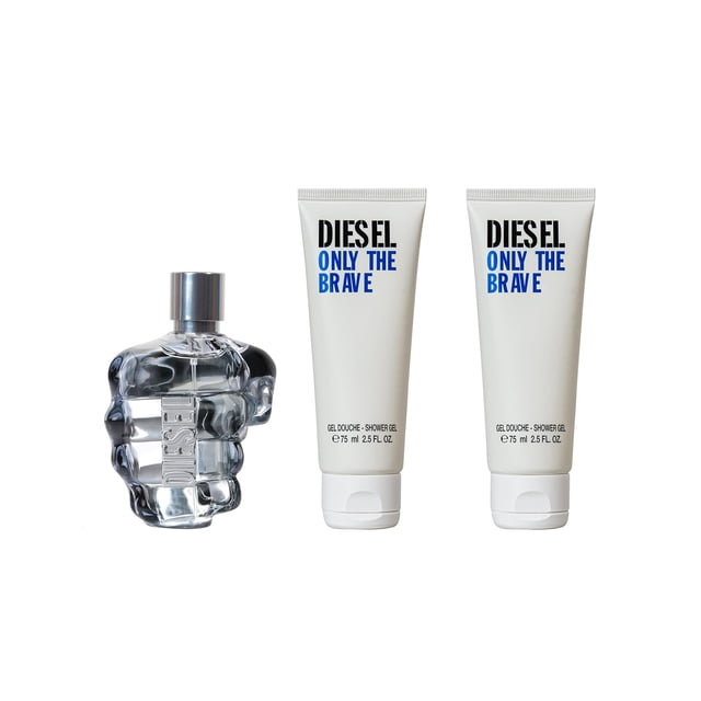 Set de 3 unidades de Perfume Diesel ONLY BRAVE M, 4,2 oz/125 ml, para hombre